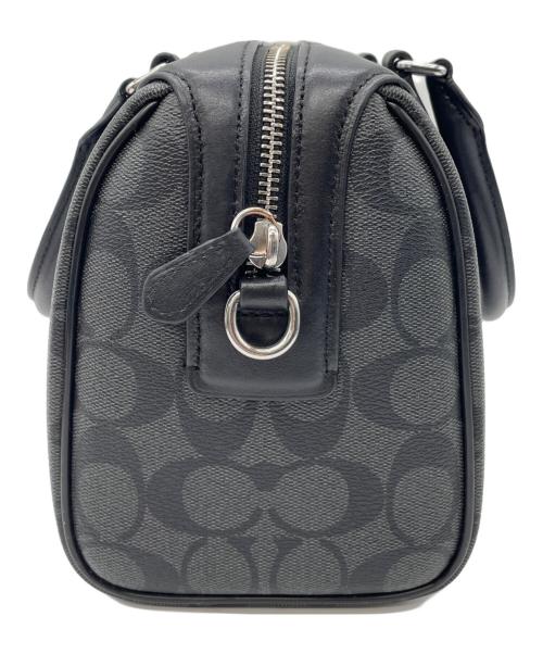 COACH（コーチ）COACH (コーチ) 2WAYバッグ ブラック×グレーの古着・服飾アイテム