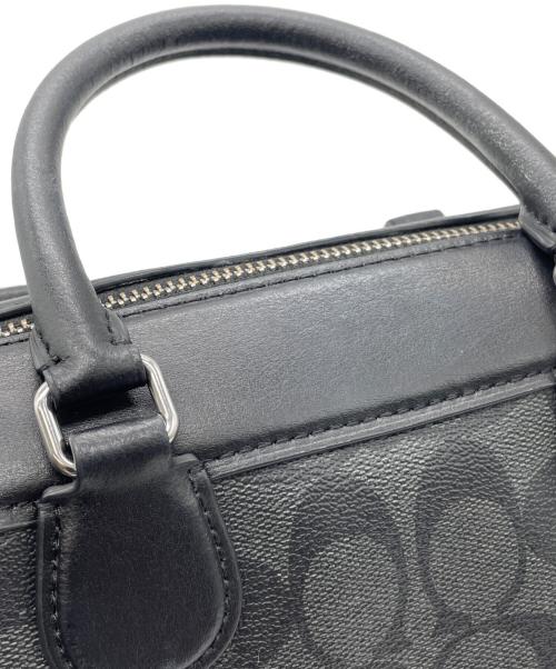 COACH（コーチ）COACH (コーチ) 2WAYバッグ ブラック×グレーの古着・服飾アイテム