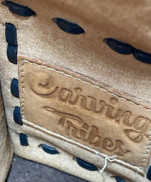 Carving Tribes（カービングトライブス）Carving Tribes (カービングトライブス) ハンドバッグ ピンク×ホワイトの古着・服飾アイテム