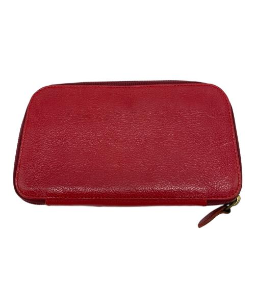 IL BISONTE（イル ビゾンテ）IL BISONTE (イル ビゾンテ) 長財布 レッドの古着・服飾アイテム