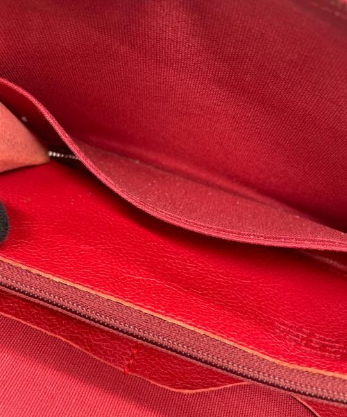 IL BISONTE（イル ビゾンテ）IL BISONTE (イル ビゾンテ) 長財布 レッドの古着・服飾アイテム