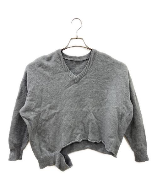 BALENCIAGA（バレンシアガ）BALENCIAGA (バレンシアガ) 厚手ニット グレー サイズ:SIZE34の古着・服飾アイテム