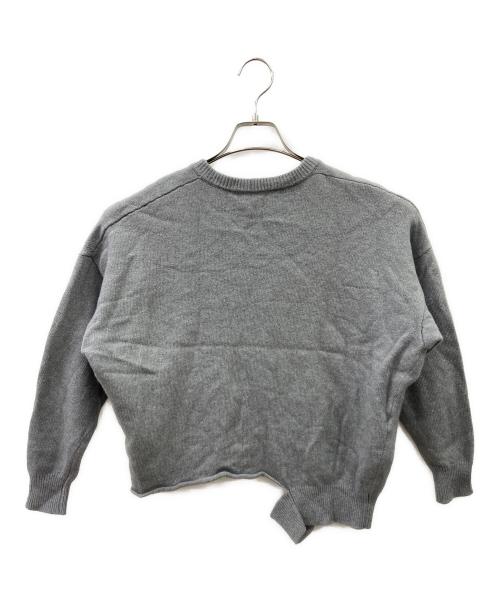 BALENCIAGA（バレンシアガ）BALENCIAGA (バレンシアガ) 厚手ニット グレー サイズ:SIZE34の古着・服飾アイテム