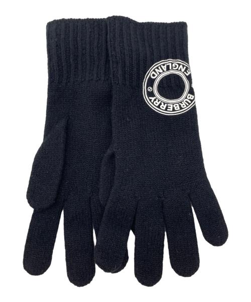 BURBERRY（バーバリー）BURBERRY (バーバリー) LG BB ROUNDEL KW GLOVE ブラックの古着・服飾アイテム