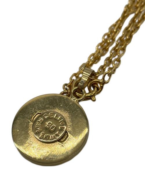 CELINE（セリーヌ）CELINE (セリーヌ) コインネックレス ゴールドカラーの古着・服飾アイテム