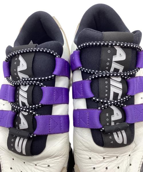 adidas（アディダス）adidas (アディダス) ALEXANDER WANG (アレキサンダー・ワン) adidas　ALEXANDER WANG　スニーカー ホワイト×パープル サイズ:24ｃｍの古着・服飾アイテム