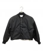 ticcaティッカ）の古着「ショートMA-1」｜ブラック