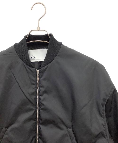 ticca（ティッカ）TICCA (ティッカ) ショートMA-1 ブラック サイズ:FREEの古着・服飾アイテム