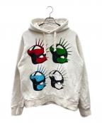 GUCCIグッチ）の古着「プリントパーカー」｜ベージュ