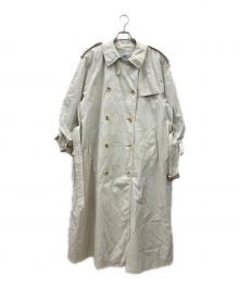 Aquascutum（アクアスキュータム）の古着「トレンチコート」｜ホワイト