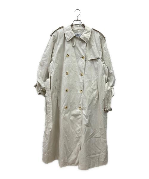 Aquascutum（アクアスキュータム）Aquascutum (アクアスキュータム) トレンチコート ホワイト サイズ:不明の古着・服飾アイテム