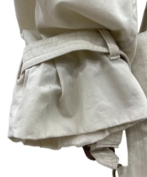 Aquascutum（アクアスキュータム）Aquascutum (アクアスキュータム) トレンチコート ホワイト サイズ:不明の古着・服飾アイテム