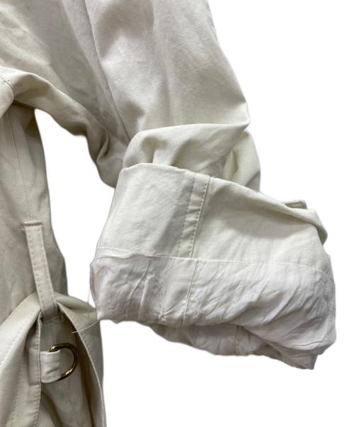 Aquascutum（アクアスキュータム）Aquascutum (アクアスキュータム) トレンチコート ホワイト サイズ:不明の古着・服飾アイテム