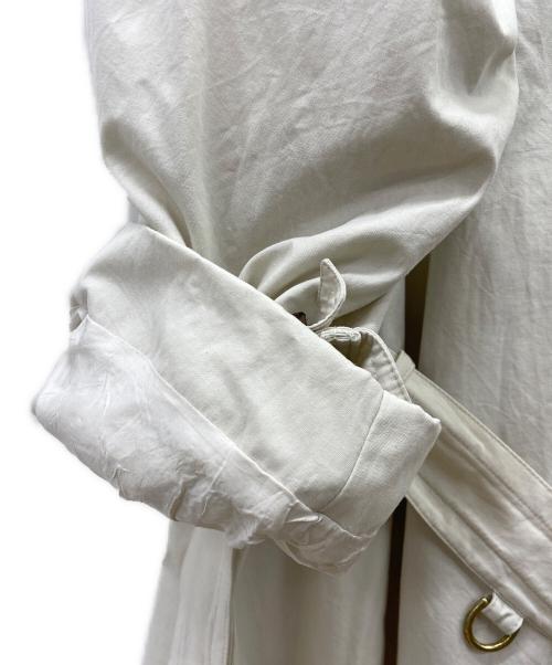 Aquascutum（アクアスキュータム）Aquascutum (アクアスキュータム) トレンチコート ホワイト サイズ:不明の古着・服飾アイテム