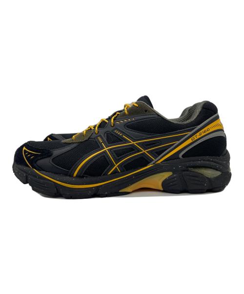 asics（アシックス）asics (アシックス) ATMOS (アトモス) GRIP SWANY (グリップスワニー) スニーカー ブラック×イエロー サイズ:27cmの古着・服飾アイテム
