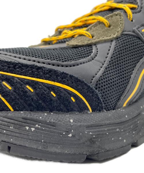 asics（アシックス）asics (アシックス) ATMOS (アトモス) GRIP SWANY (グリップスワニー) スニーカー ブラック×イエロー サイズ:27cmの古着・服飾アイテム