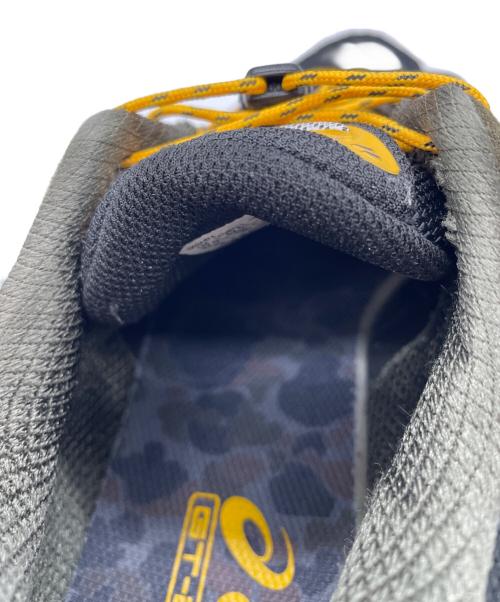 asics（アシックス）asics (アシックス) ATMOS (アトモス) GRIP SWANY (グリップスワニー) スニーカー ブラック×イエロー サイズ:27cmの古着・服飾アイテム