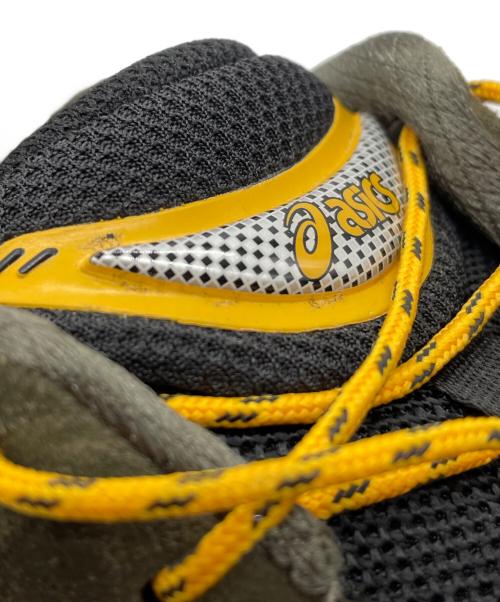 asics（アシックス）asics (アシックス) ATMOS (アトモス) GRIP SWANY (グリップスワニー) スニーカー ブラック×イエロー サイズ:27cmの古着・服飾アイテム