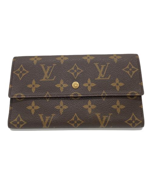 LOUIS VUITTON（ルイ ヴィトン）LOUIS VUITTON (ルイ ヴィトン) 3つ折り財布 ブラウンの古着・服飾アイテム