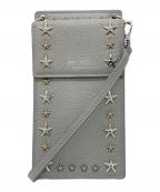 JIMMY CHOOジミーチュウ）の古着「PEGASI PHONE CASE」｜グレー