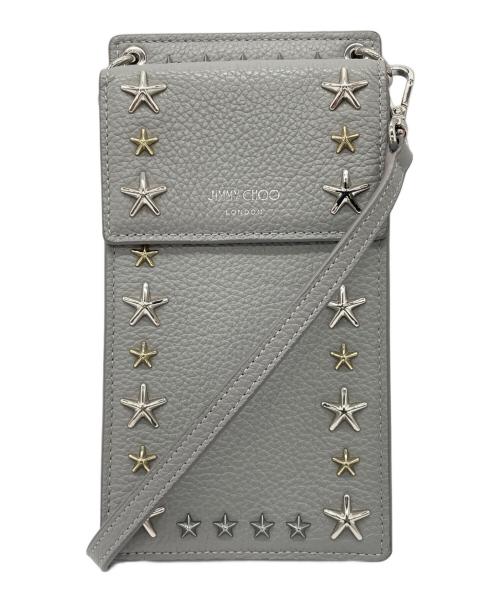 JIMMY CHOO（ジミーチュウ）JIMMY CHOO (ジミーチュウ) PEGASI PHONE CASE グレーの古着・服飾アイテム