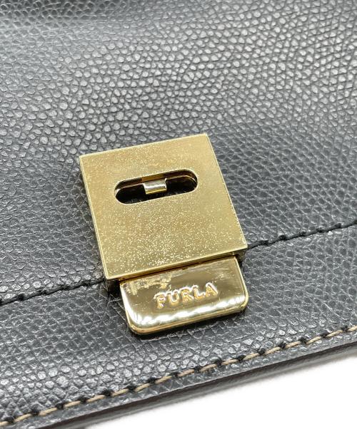 FURLA（フルラ）FURLA (フルラ) レザー2WAYバッグ ブラックの古着・服飾アイテム