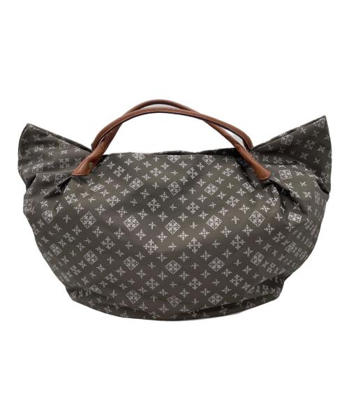 russet（ラシット）russet (ラシット) ハンドバッグ グレー×ブラウンの古着・服飾アイテム