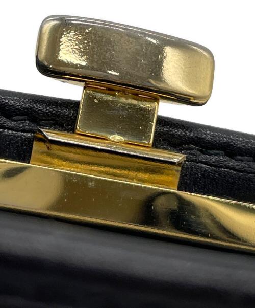 Christian Dior（クリスチャン ディオール）Christian Dior (クリスチャン ディオール) コインケース ブラック×ゴールドの古着・服飾アイテム