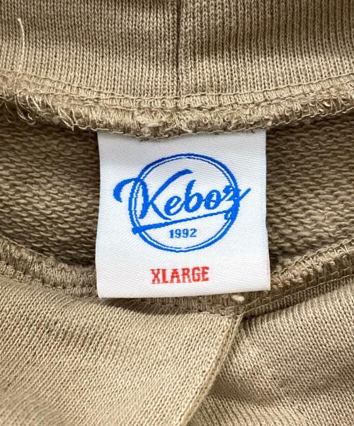 KEBOZ（ケボズ）KEBOZ (ケボズ) T2N Sweat Hoodie ベージュ サイズ:XLの古着・服飾アイテム