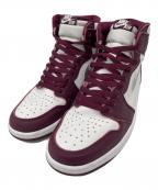 NIKEナイキ）の古着「ハイカットスニーカー」｜ホワイト×パープル