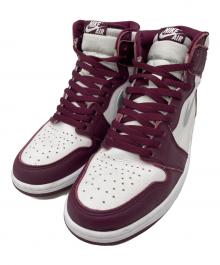 NIKE（ナイキ）の古着「ハイカットスニーカー」｜ホワイト×パープル