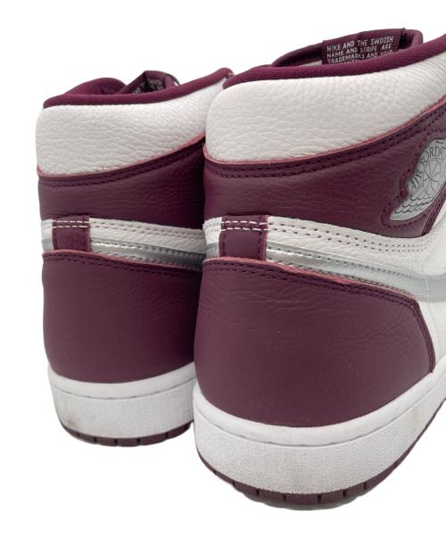 NIKE（ナイキ）NIKE (ナイキ) ハイカットスニーカー ホワイト×パープル サイズ:28cmの古着・服飾アイテム