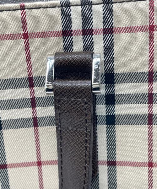 BURBERRY（バーバリー）BURBERRY (バーバリー) トートバッグ ベージュ×ブラウンの古着・服飾アイテム