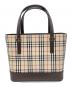 BURBERRY（バーバリー）の古着「トートバッグ」｜ベージュ×ブラウン