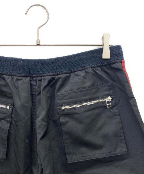 BURBERRY BLACK LABEL（バーバリーブラックレーベル）BURBERRY BLACK LABEL (バーバリーブラックレーベル) ハーフパンツ ブラック×レッド サイズ:82cmの古着・服飾アイテム