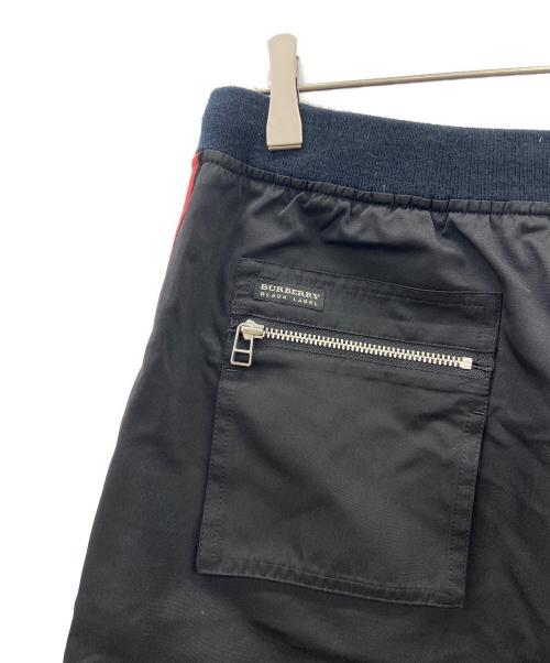 BURBERRY BLACK LABEL（バーバリーブラックレーベル）BURBERRY BLACK LABEL (バーバリーブラックレーベル) ハーフパンツ ブラック×レッド サイズ:82cmの古着・服飾アイテム