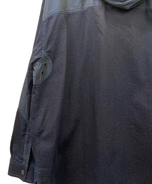 DIESEL（ディーゼル）DIESEL (ディーゼル) ナイロンコンビデニムフードジャケット インディゴ サイズ:XLの古着・服飾アイテム