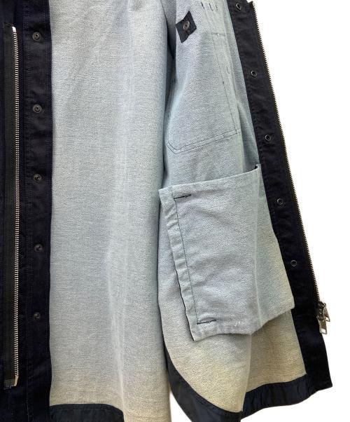 DIESEL（ディーゼル）DIESEL (ディーゼル) ナイロンコンビデニムフードジャケット インディゴ サイズ:XLの古着・服飾アイテム
