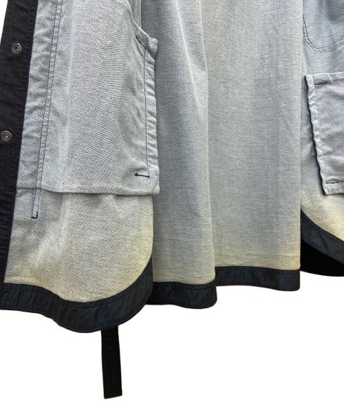 DIESEL（ディーゼル）DIESEL (ディーゼル) ナイロンコンビデニムフードジャケット インディゴ サイズ:XLの古着・服飾アイテム