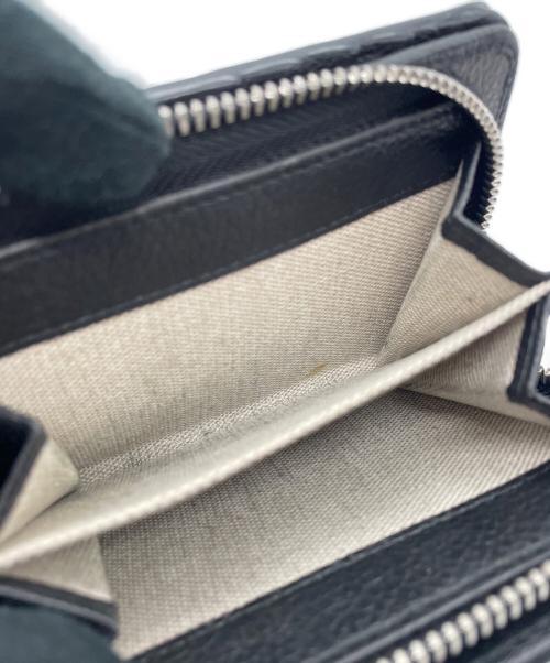 JIMMY CHOO（ジミーチュウ）JIMMY CHOO (ジミーチュウ) 2つ折り財布 ブラックの古着・服飾アイテム