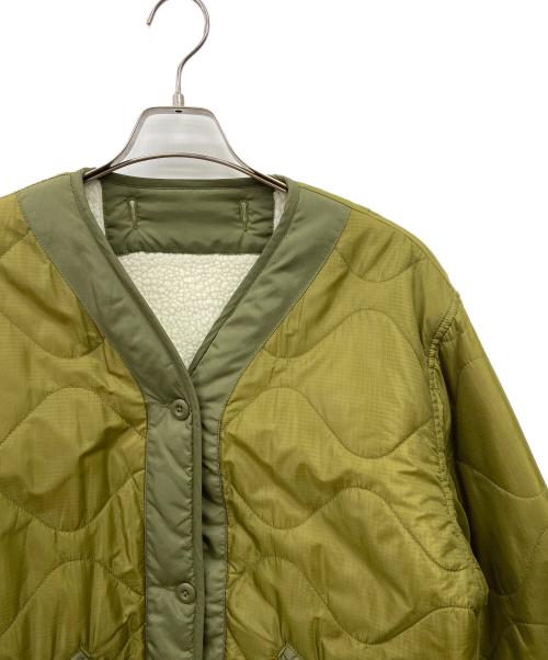 ALPHA INDUSTRIES（アルファインダストリーズ）ALPHA INDUSTRIES (アルファインダストリーズ) BOA QUILT LINNER COAT オリーブ サイズ:Sの古着・服飾アイテム