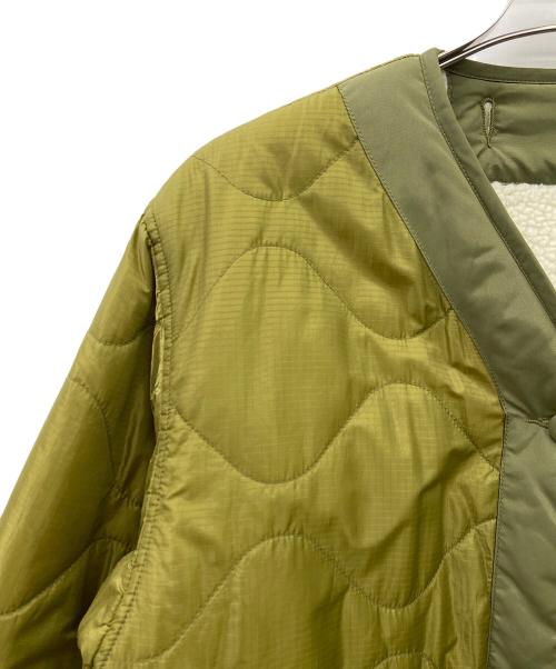 ALPHA INDUSTRIES（アルファインダストリーズ）ALPHA INDUSTRIES (アルファインダストリーズ) BOA QUILT LINNER COAT オリーブ サイズ:Sの古着・服飾アイテム