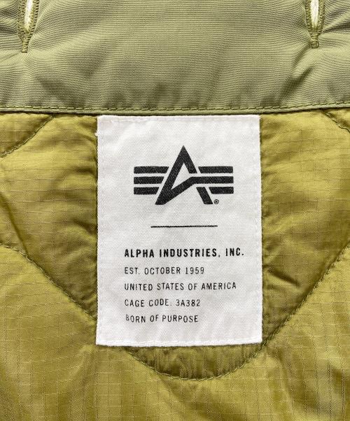 ALPHA INDUSTRIES（アルファインダストリーズ）ALPHA INDUSTRIES (アルファインダストリーズ) BOA QUILT LINNER COAT オリーブ サイズ:Sの古着・服飾アイテム