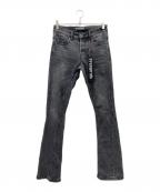 VALABASASバラバサス）の古着「デニムパンツ」｜ブラック