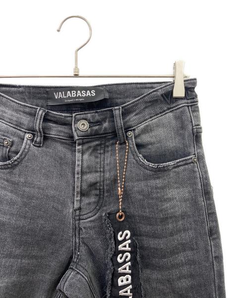 VALABASAS（バラバサス）VALABASAS (バラバサス) デニムパンツ ブラック サイズ:SIZE 28の古着・服飾アイテム
