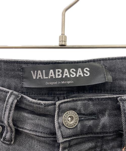 VALABASAS（バラバサス）VALABASAS (バラバサス) デニムパンツ ブラック サイズ:SIZE 28の古着・服飾アイテム