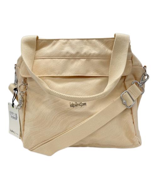 Kipling（キプリング）Kipling (キプリング) 2WAYショルダーバッグ ベージュの古着・服飾アイテム