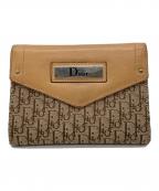 Christian Diorクリスチャン ディオール）の古着「2つ折り財布」｜ベージュ