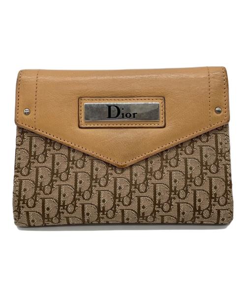 Christian Dior（クリスチャン ディオール）Christian Dior (クリスチャン ディオール) 2つ折り財布 ベージュの古着・服飾アイテム