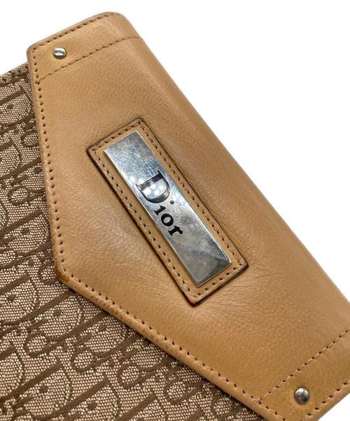Christian Dior（クリスチャン ディオール）Christian Dior (クリスチャン ディオール) 2つ折り財布 ベージュの古着・服飾アイテム